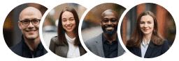 Happy AutoMind users smiling outdoors — real drivers who trust AutoMind’s AI vehicle diagnostics for peace of mind and control